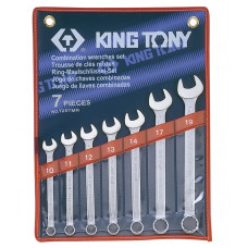 Набор ключей комби 7шт. (10-19мм) King Tony (1207MR)