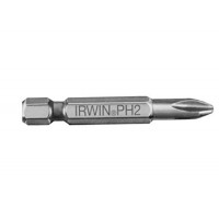 Бита усиленная Pozidriv POWER BIT 1/4"/50мм PZ2 5шт, IRWIN