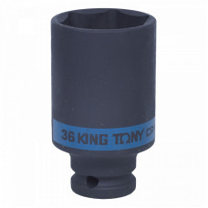 Головка ударна довга 1/2" 36mm 6PT BLACK King Tony (443536M)