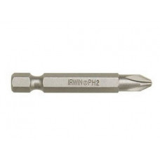 Бита усиленная Phillips POWER BIT 1/4"/50мм PH2 5шт, IRWIN