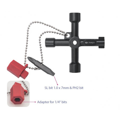 Ключ для електрошафа 7HA21 King Tony (7HA21)