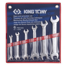 Набір ключів рожкових 6 шт (8-19) King Tony (1106MR)