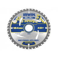 Диск пильный по деревоматериалам Weldtec CSB 184мм/40T/30/20 AR30, IRWIN