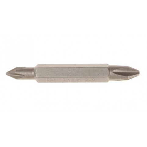 Бита двусторонная Phillips DOUBLE END 50мм PH2/PH2 2шт, IRWIN