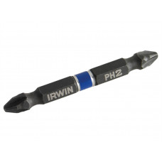 Бита двухсторонняя IMPACT 1/4"/60мм PH2 10шт, IRWIN