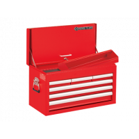 Ящик инструментальный, 6 ящиков и отсек, красный King Tony (87411-6B)