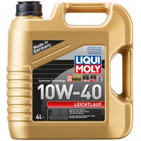 Моторное масло Liqui Moly Leichtlauf 10W-40 4 л 9501