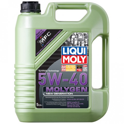 Моторное масло LIQUI MOLY Molygen 5W-40 5 л 9055