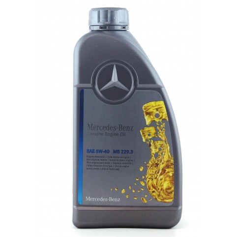Моторное масло Mercedes Benz Genuine Engine Oil MB 229.3 5W40 1 л