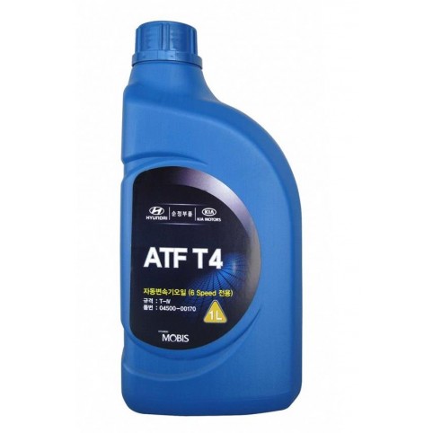 Трансмиссионное масло Mobis ATF T4, 1 л (0450000170)
