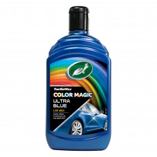 Поліроль для кузова з відновленням кольору Turtle Wax Color Magic Blue синя 500 мл 52709