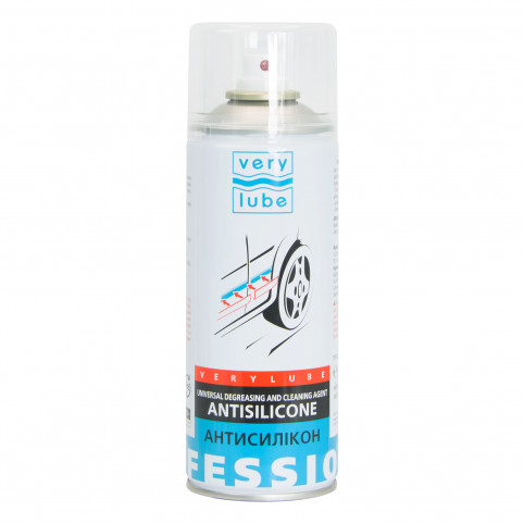 Антисилікон засіб для знежирення деталей VERYLUBE Antisilicone 400 мл XB 40405
