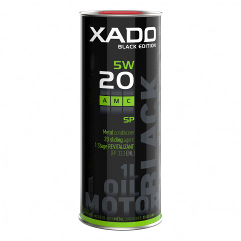 Моторное масло XADO Atomic Oil 5W-20 SP AMC Black Edition 1л XA 22188