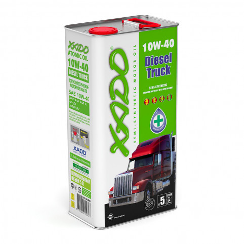 Моторное масло XADO Atomic Oil 10W-40 Diesel Truck 5 л XA 20310