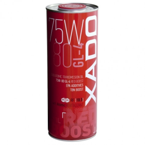 Трансмиссионное масло XADO 75W-80 GL-4 Red Boost 1 л XA 26131