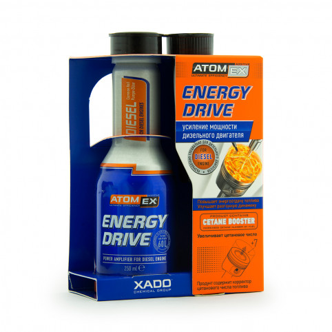 Підсилювач потужності дизель XADO Atomex Energy Drive 250 мл (XA 40513)