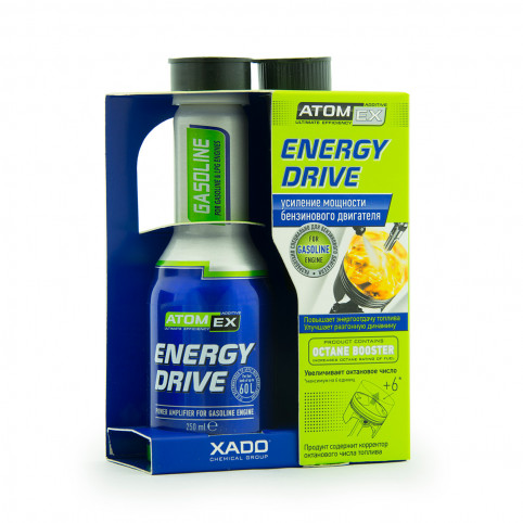 Підсилювач потужності бензин двигуна XADO Atomex Energy Drive 250 мл (XA 40413)