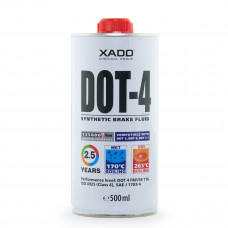 Тормозная жидкость XADO DOT 4 0,5 л