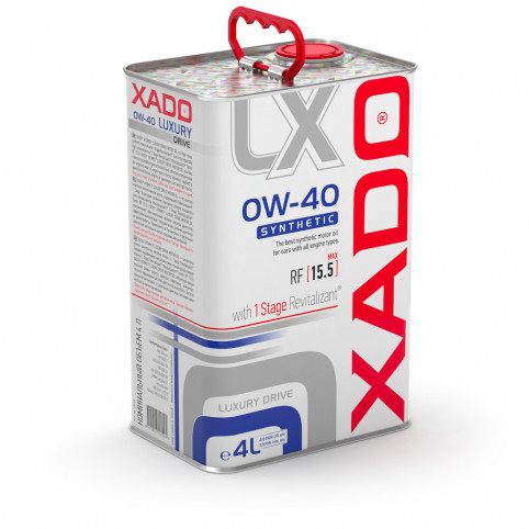 Моторное масло XADO Luxury Drive 0W-40 4 л ХА 20272