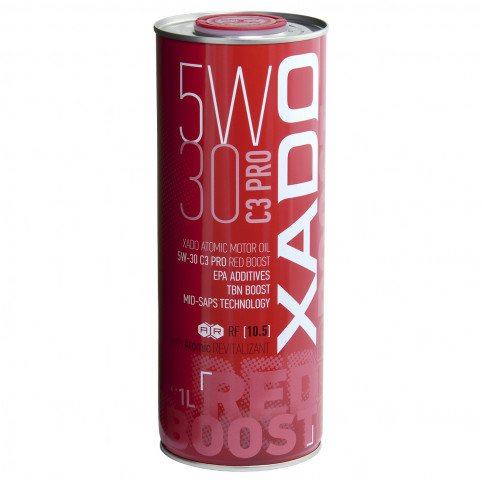 Моторна олива XADO Atomic Oil 5W-30 C3 Pro Red Boost 1 л XA 26168